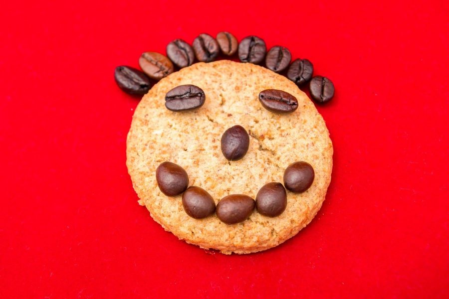 Portrait Coffee Smile Cookies Laughter Joy