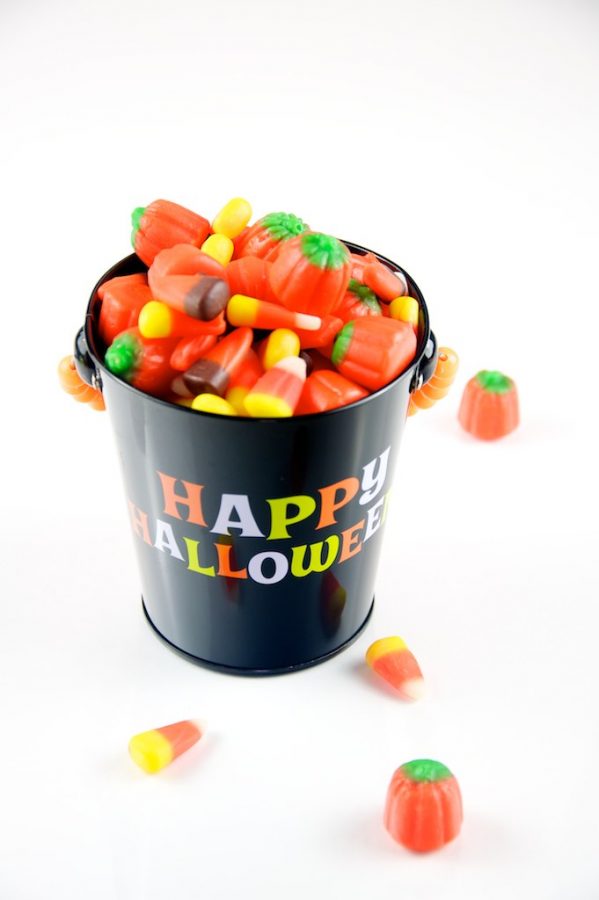 Automn Mix Candy in Happy Halloween Pail