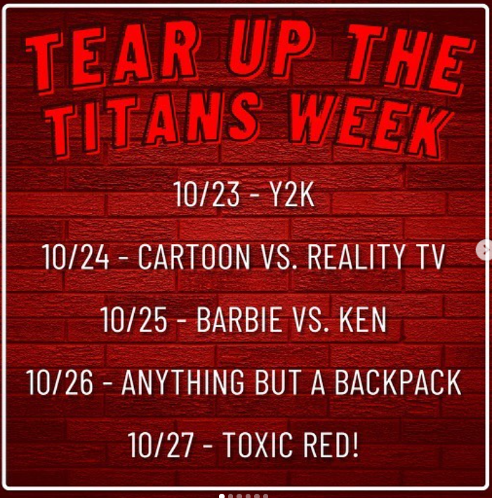 Tear Up the Titans Week