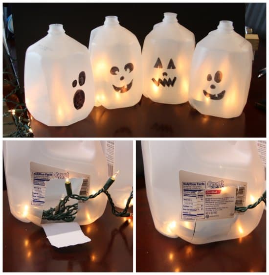 Halloween Crafts That Reuse Plastics