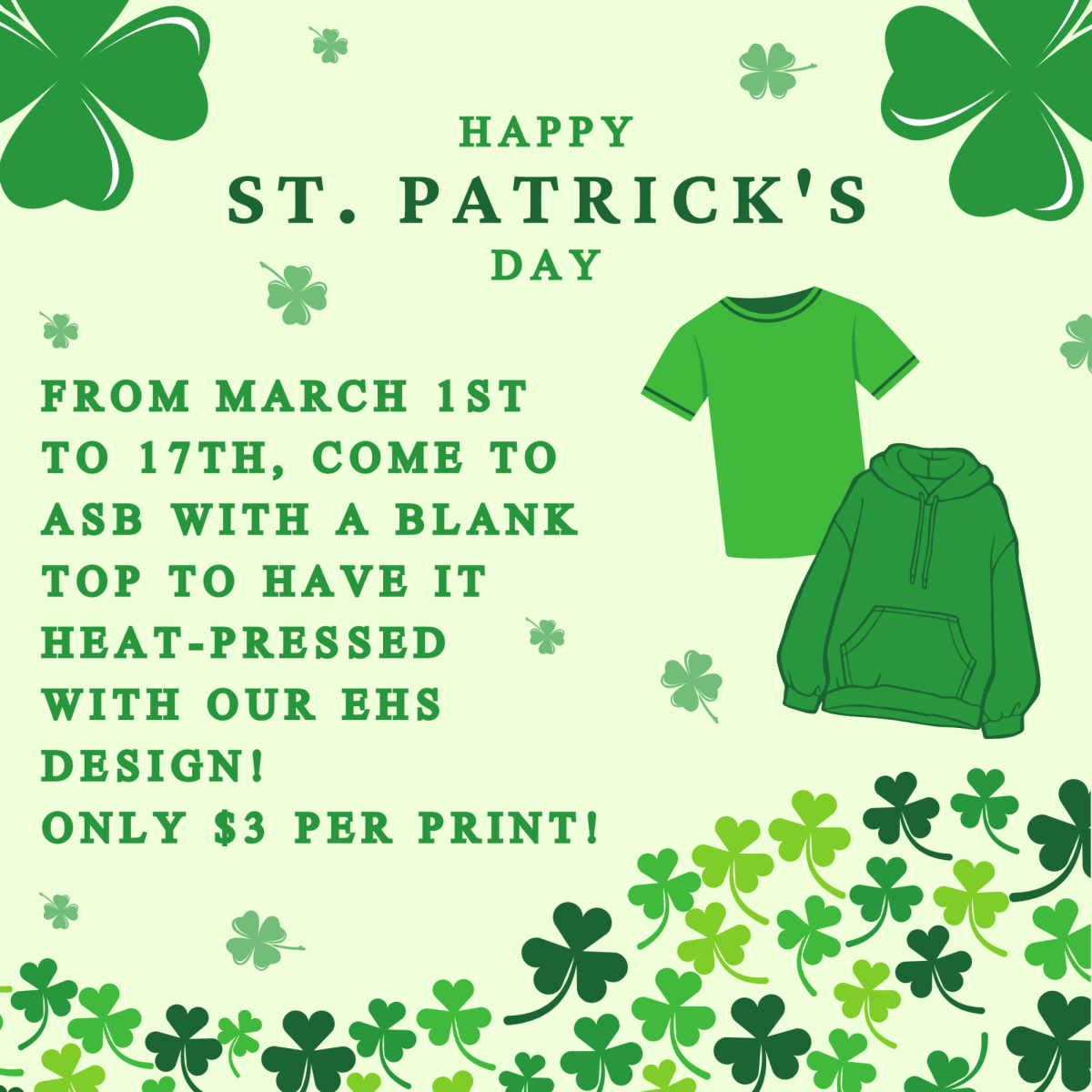 ASB's St. Patrick's Day Shirt