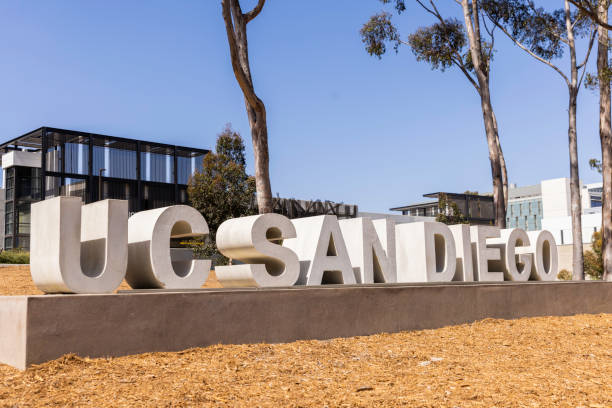 San Diego California, USA - May  17, 2022: University of California at San Diego campus and medical school. UCSD is the southern most university in the California UC system.